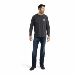 Ariat® Men's Land Of The Free Black T-Shirt 10042779 -Wildwest Store F22 MNS WEST 10042779 full