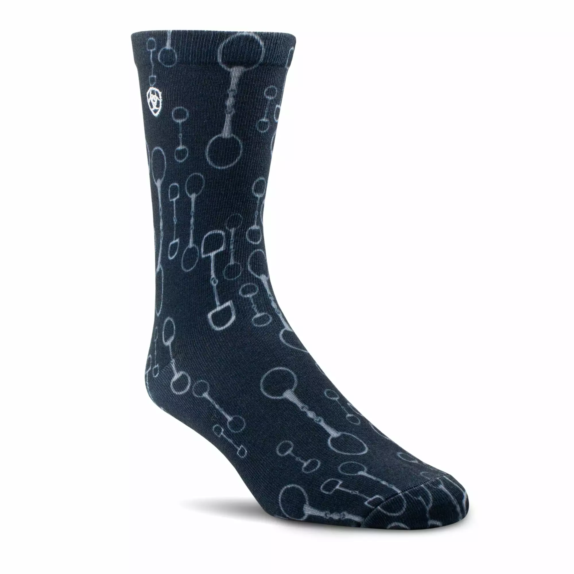 Ariat® Ladies Novelty Navy Raining Bits Crew Socks 10041366 Ariat® Ladies Novelty Navy Raining Bits Crew Socks 10041366 -Wildwest Store F22 UNI ENGL 10041366 detail01