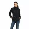 Ariat® Ladies Province Insulated Black Jacket 10041224 -Wildwest Store F22 WMS ENGL 10041224 front