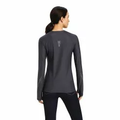 Ariat® Ladies Lumina Logo Ebony Long Sleeve T-Shirt 10041256 -Wildwest Store F22 WMS ENGL 10041256 back 55c34eb7 74fd 4613 8b47 54e64edbc68e