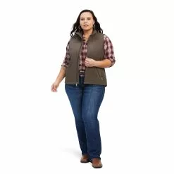 Ariat Ladies Team Softshell Banyan Bark Heather Vest 10041274 -Wildwest Store F22 WMS ENGL 10041274 full plus