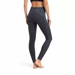 Ariat® Ladies E0S Lumina Knee Patch Tight Ebony Leggings 10041349 -Wildwest Store F22 WMS ENGL 10041349 back