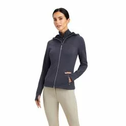 Ariat® Ladies Lumina Full Zip Ebony Sweatshirt 10041387