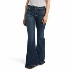 Ariat® Ladies R.E.A.L™ High Rise Zinnia Extreme Flare Jeans 10041113 -Wildwest Store F22 WMS WEST 10041113 front