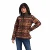 Ariat® Ladies R.E.A.L.™ Aztec Printed Brown Jacket 10041582 5 Ariat® Ladies R.E.A.L.™ Aztec Printed Brown Jacket 10041582 -Wildwest Store F22 WMS WEST 10041582 front