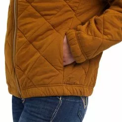 Ariat® Ladies R.E.A.L.™Bronze Brown Jacket 10041644 3 Ariat® Ladies R.E.A.L.™Bronze Brown Jacket 10041644 -Wildwest Store F22 WMS WEST 10041644 detail02