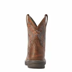 Ariat® Ladies Anthem Round Toe Copper Kettle Shorties 10042422 -Wildwest Store F22 WMS WEST 10042422 heel