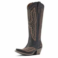 Ariat® Ladies Casanova Brooklyn Black Tall Western Boots 10042447 -Wildwest Store F22 WMS WEST 10042447 3 4 front