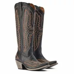 Ariat® Ladies Casanova Brooklyn Black Tall Western Boots 10042447 -Wildwest Store F22 WMS WEST 10042447 pair