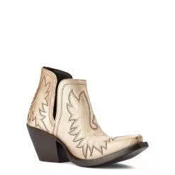 Ariat® Ladies Dixon Gold Buckle Western Booties 10042458 3 Ariat® Ladies Dixon Gold Buckle Western Booties 10042458 -Wildwest Store F22 WMS WEST 10042458 medial