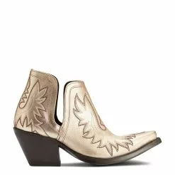 Ariat® Ladies Dixon Gold Buckle Western Booties 10042458 2 Ariat® Ladies Dixon Gold Buckle Western Booties 10042458 -Wildwest Store F22 WMS WEST 10042458 side