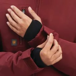 Ariat® Ladies Rebar DuraStretch Insulated Port Red Jacket 10041472 -Wildwest Store F22 WMS WORK 10041472 detail02