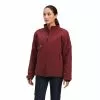 Ariat® Ladies Rebar DuraStretch Insulated Port Red Jacket 10041472
