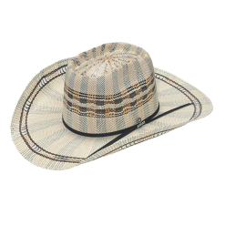 Ariat Men's Brick Top Two Toned Creamed Star Western Hat A73264