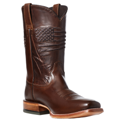 Ariat Men's Circuit Patriot Bar Top Brown Square Toe Boots 10036001