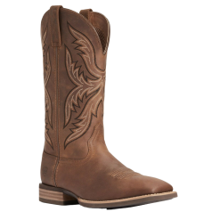 Ariat Men's Distressed Brown Everlite Fast Time Western Boot 10033908