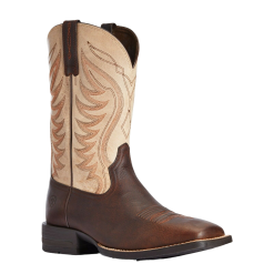 Ariat Men's AMOS Barley Brown & Tan Western Boots 10034045