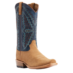 Ariat® Men'sFuturity Showman Dijon Roughout & NavyWestern Boots 10044499