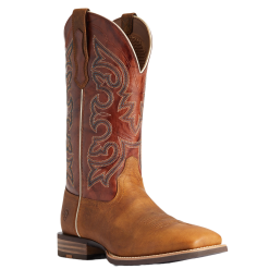 Ariat Men's Everlite Go Getter Brown & Rust Western Boots 10038369