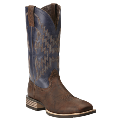 Ariat Men's Tycoon Bar Top Brown & Arizona Sky Square Toe Boots 10014053
