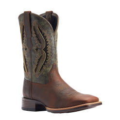 Ariat® Men's Rowder VentTEK™ 360° Rowdy Rust & Forest Green Western Boots 10044478