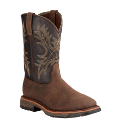 Ariat® Men's Workhog H2O Bruin Brown/Coffee Waterproof Boot 10017436