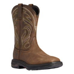 Ariat Men's WorkHog XT Cottonwood Brown Soft Toe Work Boots 10038321