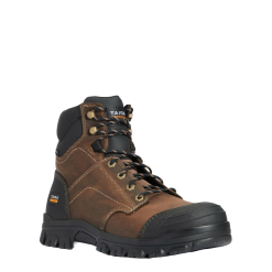 Ariat® Men's Treadfast 6" Steel Toe Brown Leather Work Boots 10034671