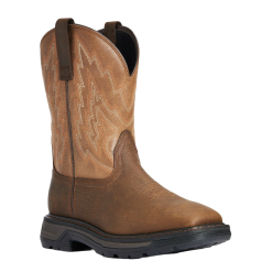 Ariat® Men's Rye Brown Big Rig Soft Toe Western Work Boot 10033963