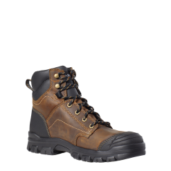 Ariat Mens Treadfast 6" Brown Work Boots 10034672