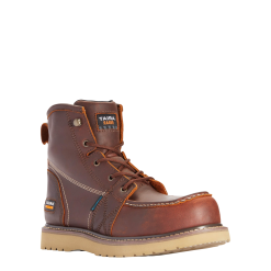 Ariat Men's Rebar Wedge MOC 6" H2O Rusted Copper Boots 10035917