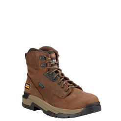 Ariat Men's Brown Mastergrip 6" H2O Waterproof Work Boot 10017421