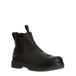 Ariat® Men's 6" Turbo Chelsea Carbon Toe Black Work Boots 10027330