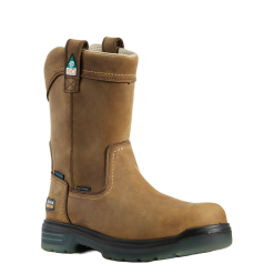 Ariat Men's Turbo Pull On Aged Bark Brown Work Boot 10029138