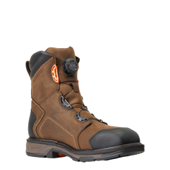 Ariat Men's Workhog® XT8" BOA H2O Chocolate Brown Boots 10038922