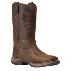 Ariat® Ladies Anthem Patriot Distressed Brown Square Toe Boots 10040271