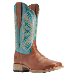 Ariat® Ladies Odessa Almond Roca & Metallic Turqueza Boots 10042387