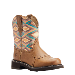 Ariat® Ladies Fatbaby® Heritage Farrah Aztec Print Tan Boots 10044438