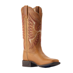 Ariat® Ladies Rockdale Almond Buff Tan Western Boots 10044415