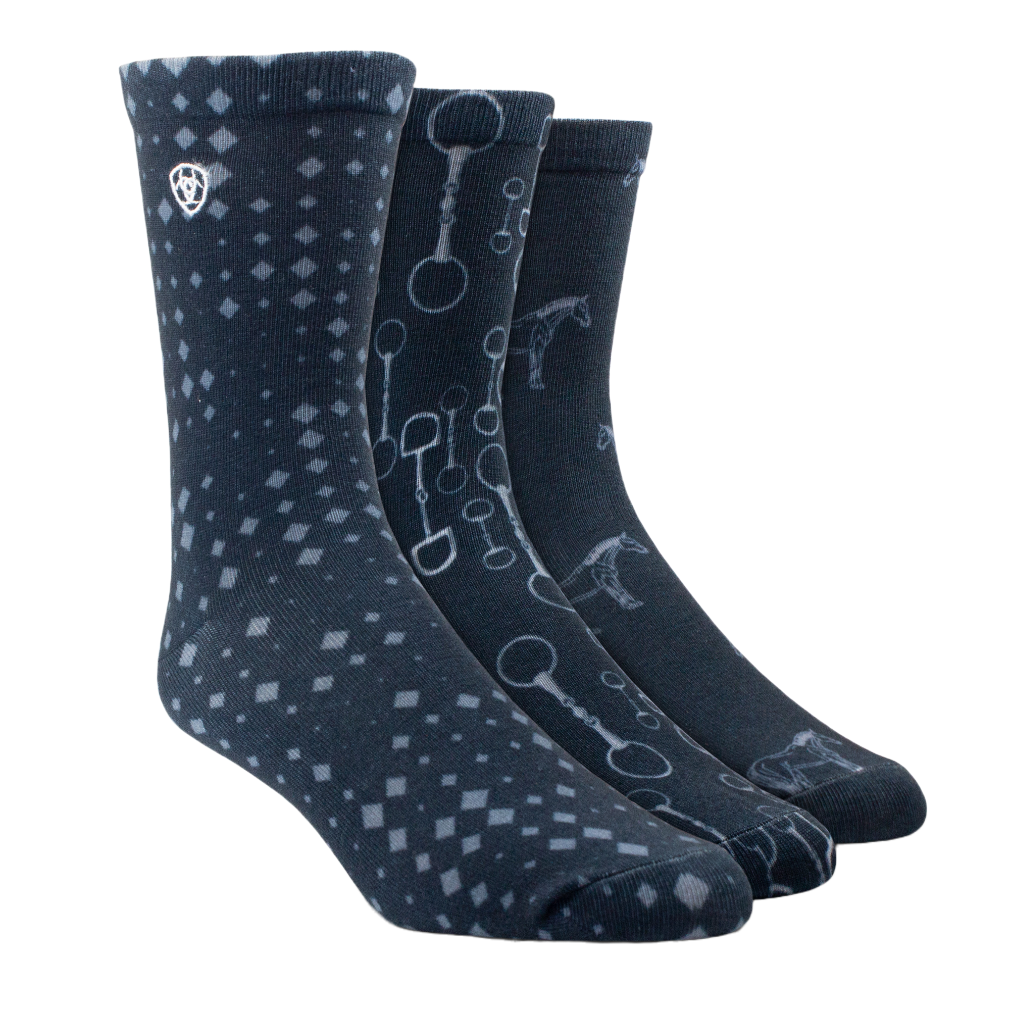 Ariat® Ladies Novelty Navy Raining Bits Crew Socks 10041366 Ariat® Ladies Novelty Navy Raining Bits Crew Socks 10041366 -Wildwest Store Myproject 2023 05 03T125942.247