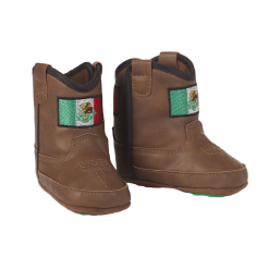 Ariat Infant Lil' Stompers Mexico Flag Brown Boots A442002702