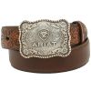 Ariat® Boy's 1/4" Flower Tooled Brown Belt A1301002 -Wildwest Store Myproject 2023 05 09T141533.888