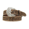 Ariat Ladies Floral Tooled & Studded Leather Belt A1513802