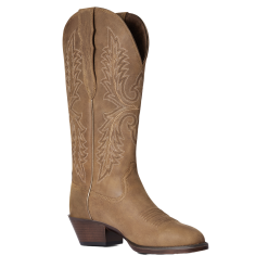 Ariat Ladies Heritage Tan Bomber Elastic Wide Calf Boots 10038337
