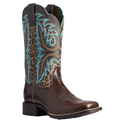 Ariat Ladies Lonestar Chocolate Chip An Leopard Print Boot 10038276