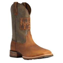 Ariat Men's Hybrid Patriot Country Copper Brown Boot 10038353