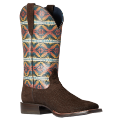 Ariat Men's Pendleton Circuit Dark Coffee Night Dance Boot 10038228