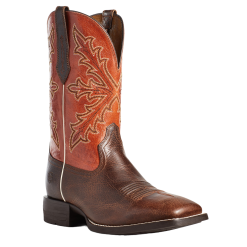 Ariat Men's Qualifier Wicker & Orange Boom Boots 10035900