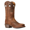 Ariat Men's Roughstock Patriot Distressed Brown Square Toe Boots 10040348