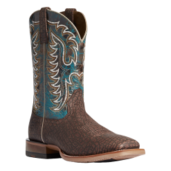 Ariat Men's Stinger Hippo Print & Treacherous Blue Boots 10038504